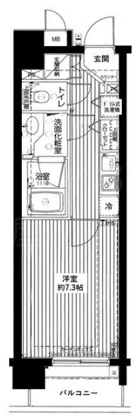 ダイアパレスグランデージ日本橋 間取り