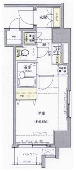 VIDA御茶ノ水  間取り