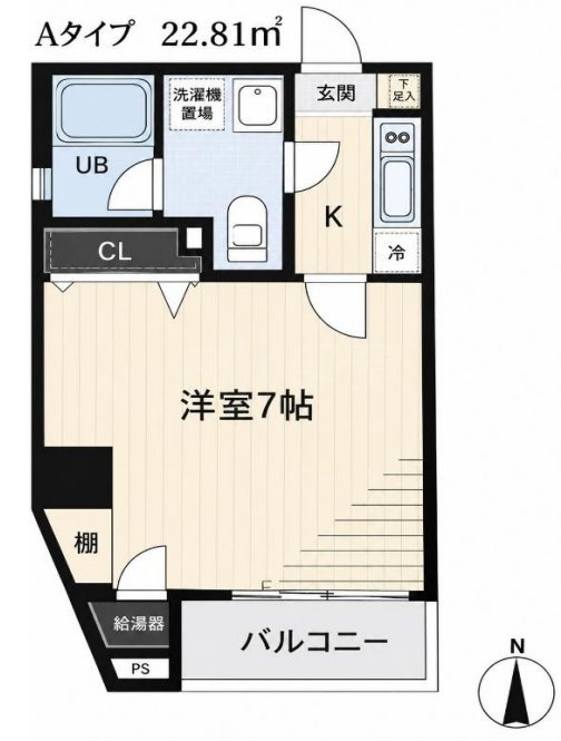 ベルファース新富町 間取り