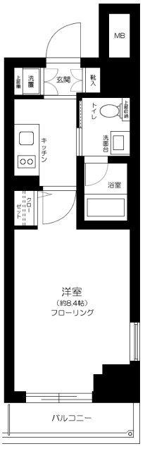 ガリシア新御徒町 間取り