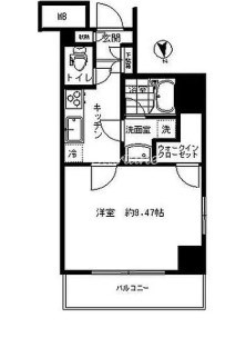 ドルチェ秋葉原イースト     間取り