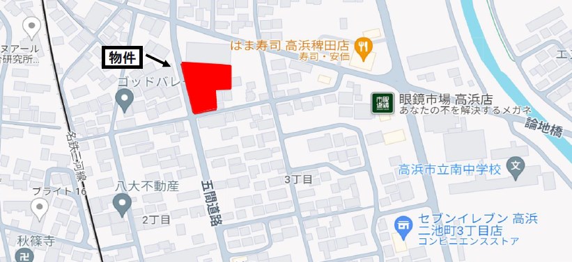 高浜市二ツ池町三丁目リース地 間取り