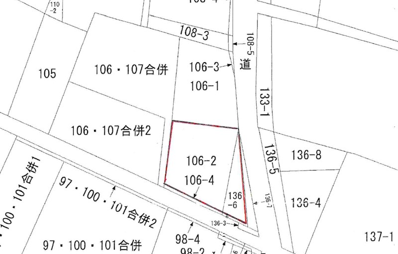 福桶町柳原リース地 (南側） 間取り