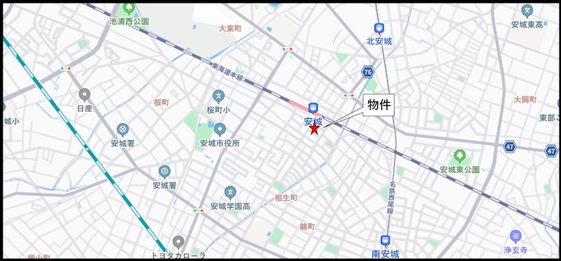 安城市御幸本町貸店舗・事務所 玄関