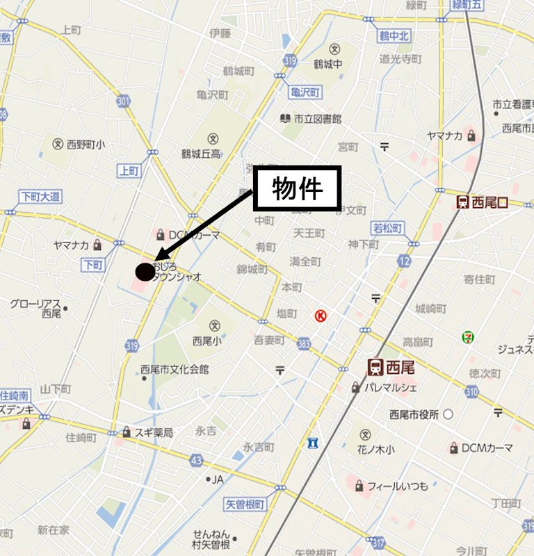 おしろタウンシャオ１F　139区画 間取り