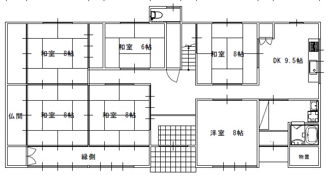 沢渡町借家 間取り