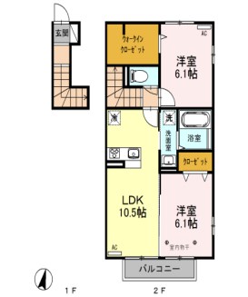 グランデュール  間取り図