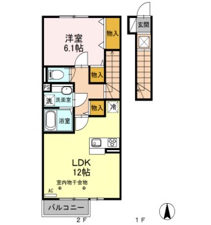 ファミールⅢ 間取り図