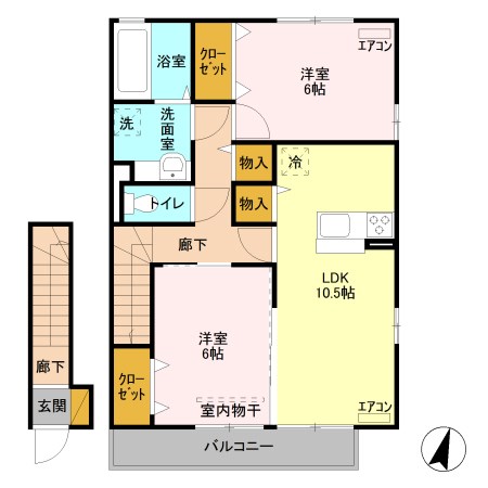 アリエス 間取り図