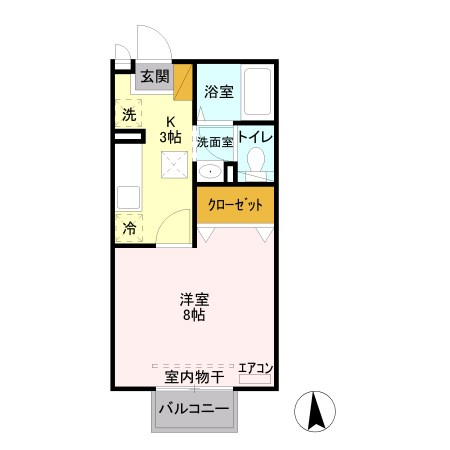 アンジェリーク 間取り図