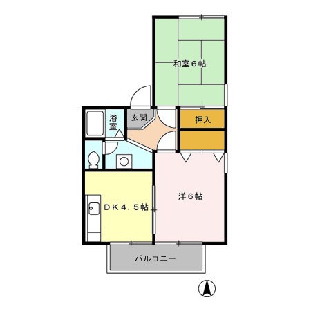 アベニール 間取り図