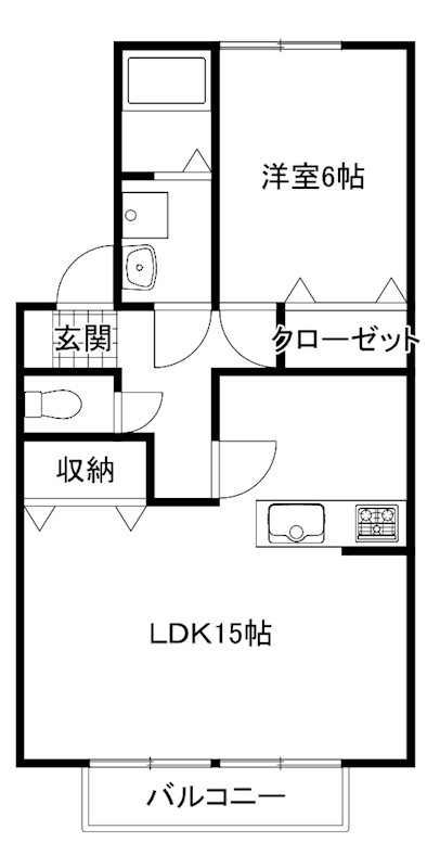リビングタウン西浦Ａ・Ｂ・Ｃ・Ｄ・Ｅ 間取り図