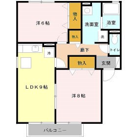 ニューポワールC 間取り図