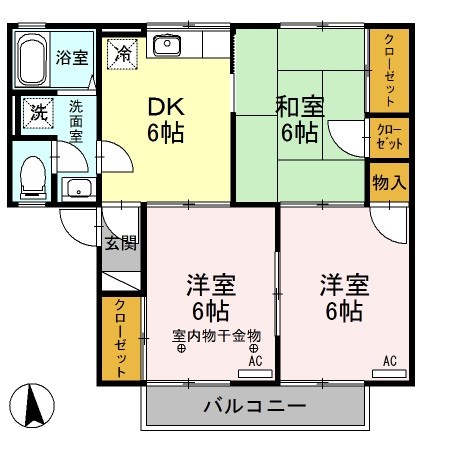 グレイスエステートB 間取り図