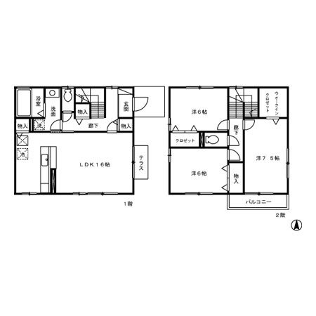 オークⅠ 間取り図