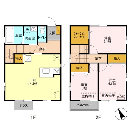COWSⅡ  間取り図