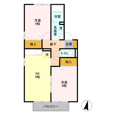 パーチェ 間取り図