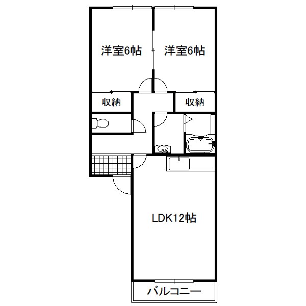ハイツ昴 間取り図