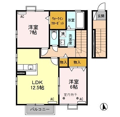グリーンハウス 間取り図