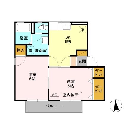 サニーヒル鳥羽 間取り図