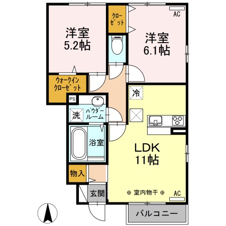 エルヴィータ 間取り図