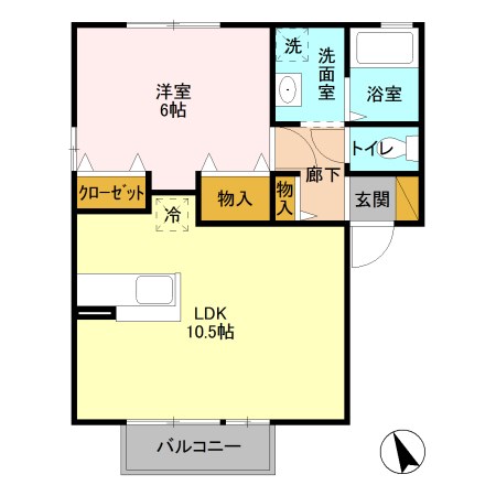 アージュⅢ 間取り図