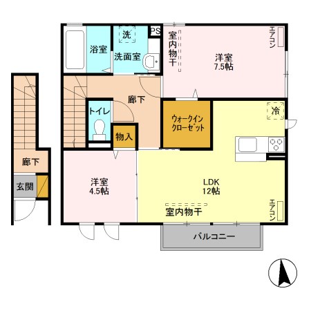 グレイスベルⅡ 間取り図