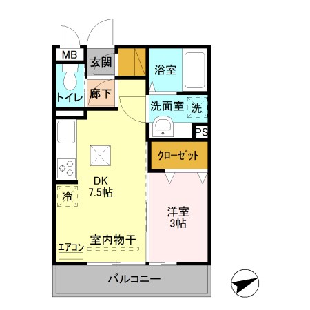 プレシャス高崎 間取り図