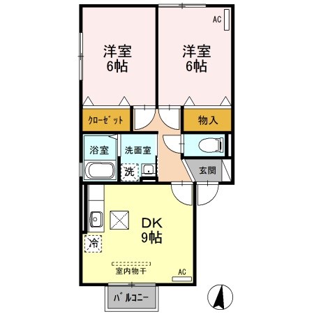 エスペランサ・鶴巻 間取り図
