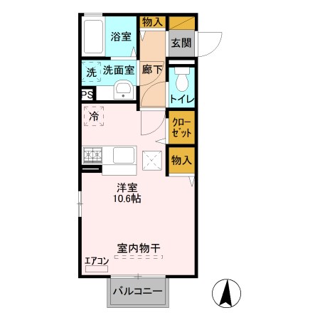 ディアコートＡ 間取り図