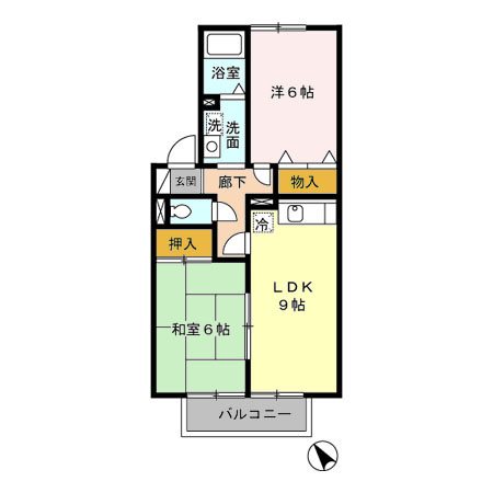 サンライトⅠ 間取り図