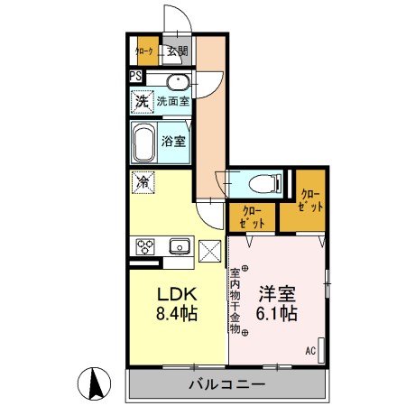 リビオンＨ＆ＭⅡ 間取り図