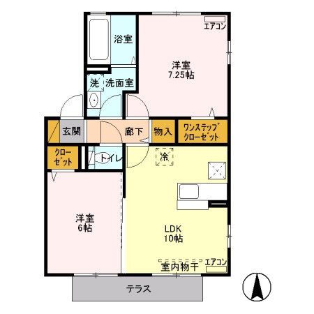 パークシャトー 間取り図