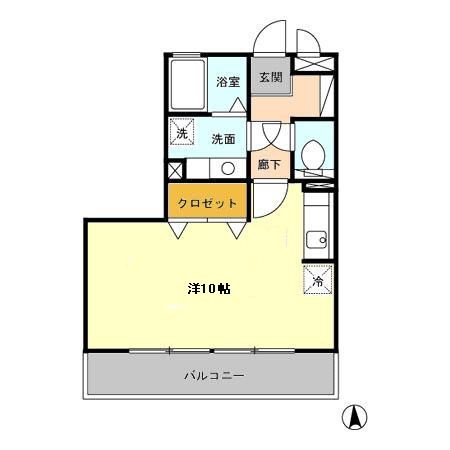 エクセルコート  間取り図