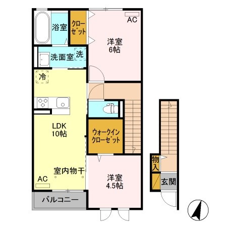 グラッツェ 間取り図