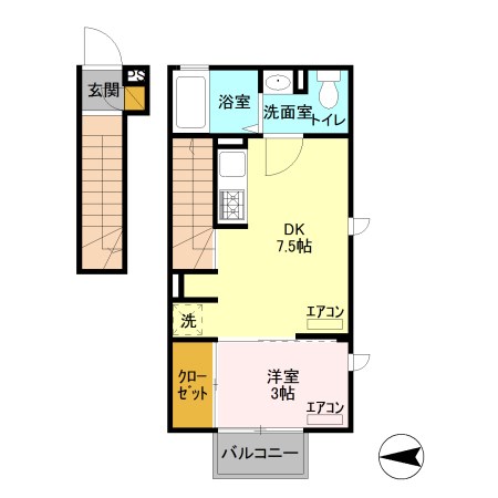 CASA芝塚MT 間取り図