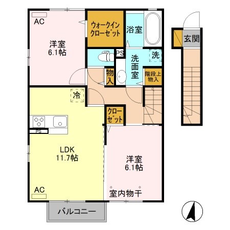オーロ・リベルタ  間取り図