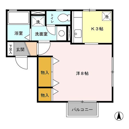 シエル高井 間取り図