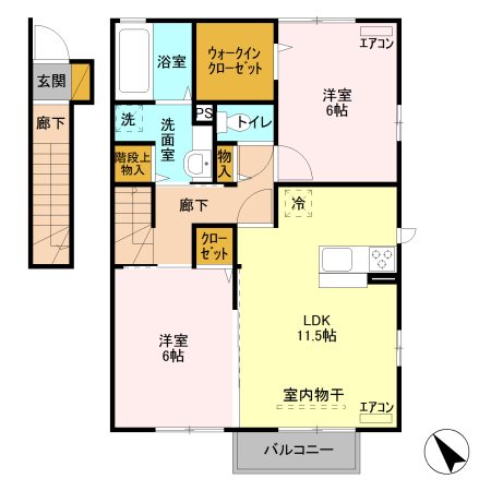 クラッシモ 間取り図