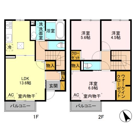 メゾンサナ 間取り図