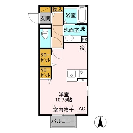 プレシャス天川原 間取り図