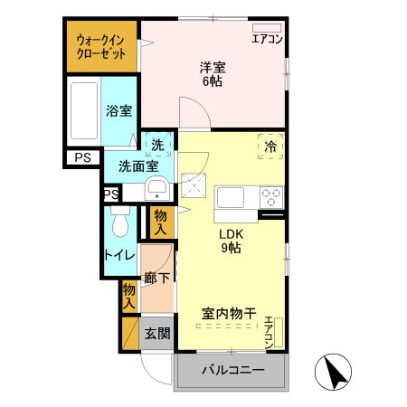 プルミエカームⅡ 間取り図