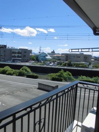 ルミエール大友ABCD  ベランダ