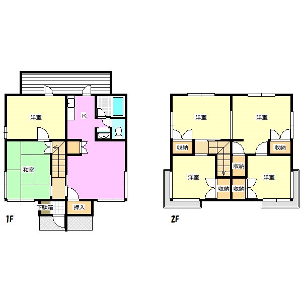 上泉町貸住宅 間取り図
