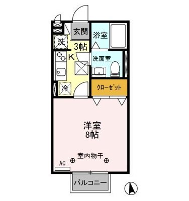 エルデ大類 間取り図