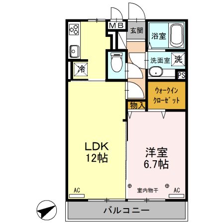 カーサ・プリメーラ 間取り図