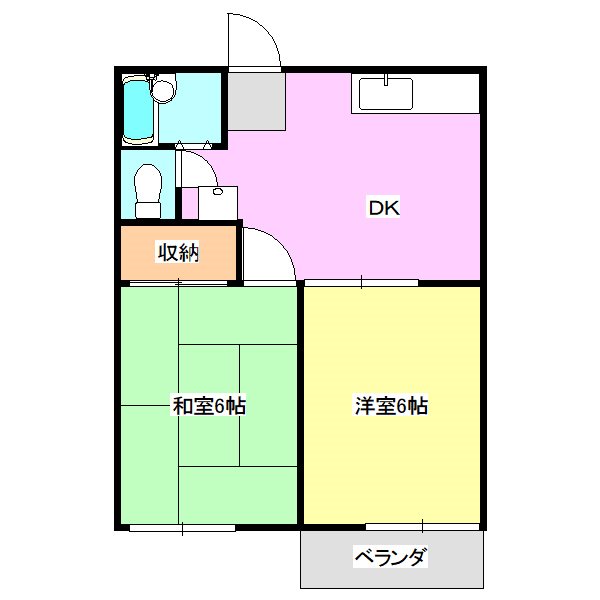 ローズガーデン 間取り図