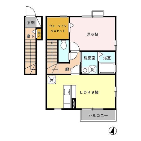 ルミエール大友ABCD 間取り図