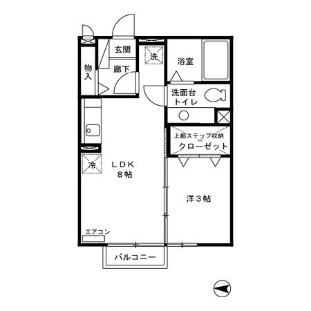 ブランシェ倉賀野 間取り図