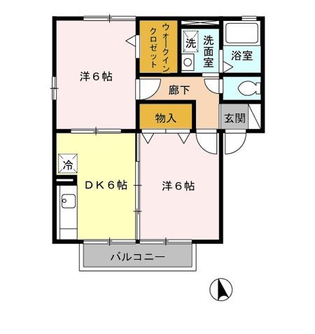 アロース 間取り図